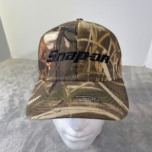 Snap-on Hat Cap Mens Camo Hunting Realtree Advantage Max-4 HD Snapback